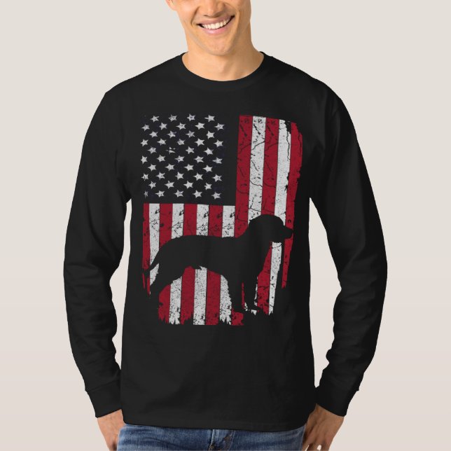 Camiseta American Water Spaniel Dog Mom Dad  4th Of July US (Anverso)