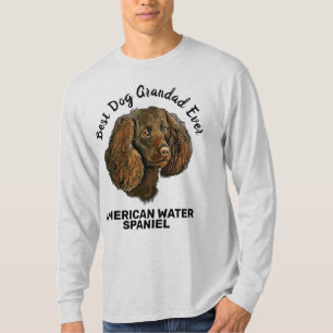 Camiseta American Water Spaniel mejor granjero de perro de