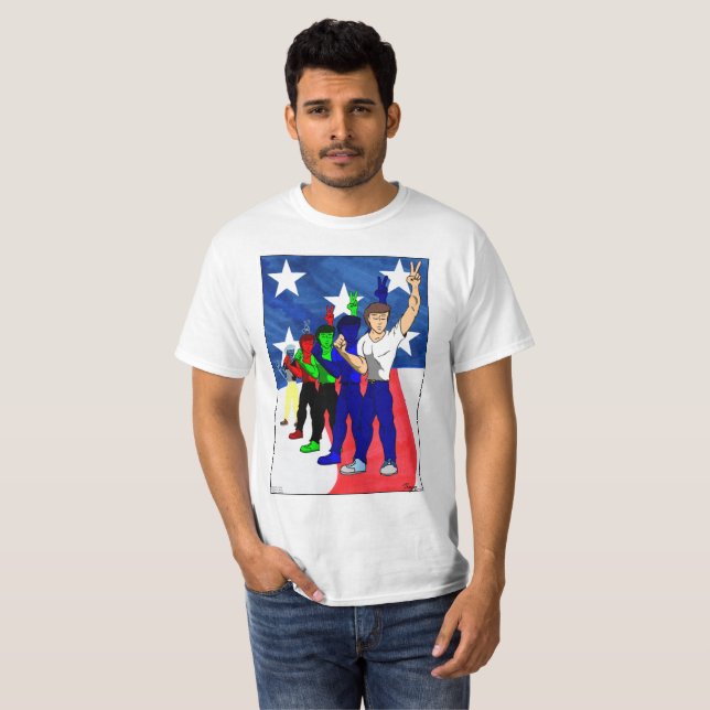Camiseta americana (Anverso completo)