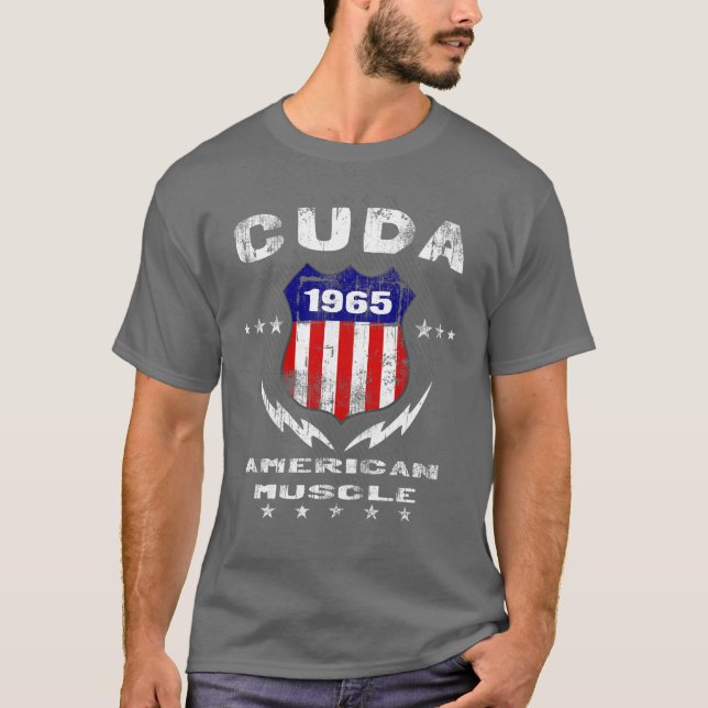 Camiseta americana 1965 del músculo de Cuda (Anverso)