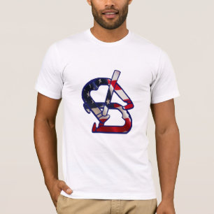 Camiseta americana básica de la ropa de las