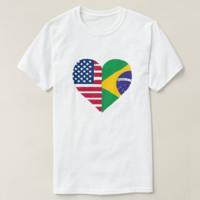 Camiseta Americana Brasileña (Diseño del anverso)