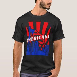 Camiseta Americana, ciudad, bandera, BJJ, Jiu-Jitsu, MMA, F