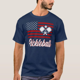 Camiseta Americana de Baloncesto con Bandera Blanc