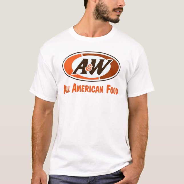 Camiseta americana de la nostalgia de la comida (Anverso)