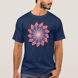 Camiseta americana de la oscuridad del molinillo