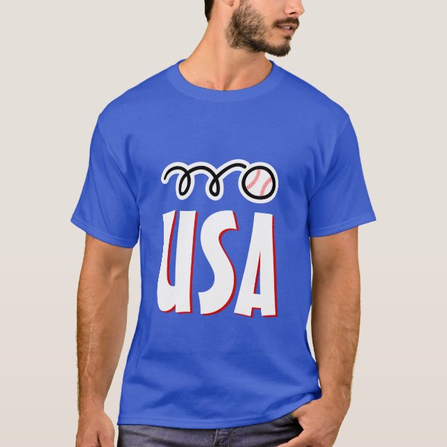 Camiseta americana del béisbol para los jugadores (Anverso)
