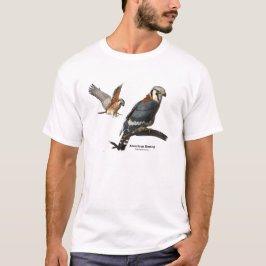 Camiseta americana del cernícalo