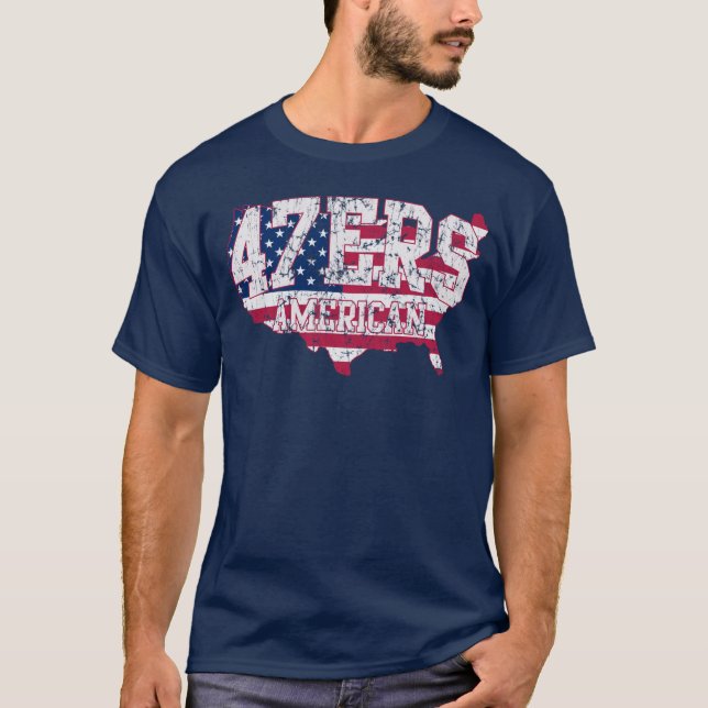 Camiseta americana del discurso de 47ers el 47% (Anverso)