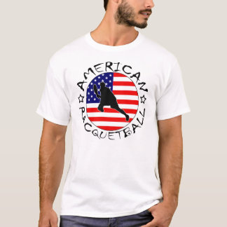 Camiseta americana del equipo del Racquetball del
