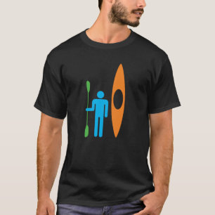 Camiseta americana del kajak