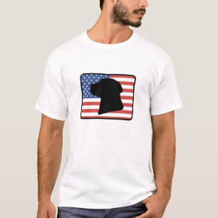 Camiseta americana del labrador retriever