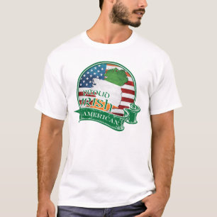 Camiseta americana irlandesa orgullosa
