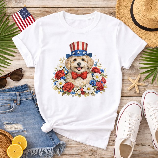 Camiseta Americana Puppy Illustration (Subido por el creador)