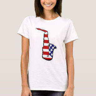 Camiseta Americana Saxofón