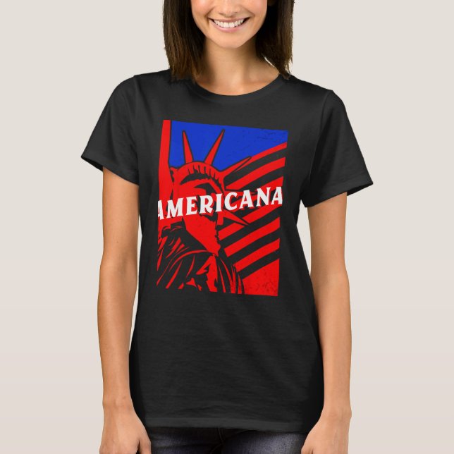 Camiseta Americana Statue of Liberty BJJ Jiu Jitsu MMA Figh (Anverso)