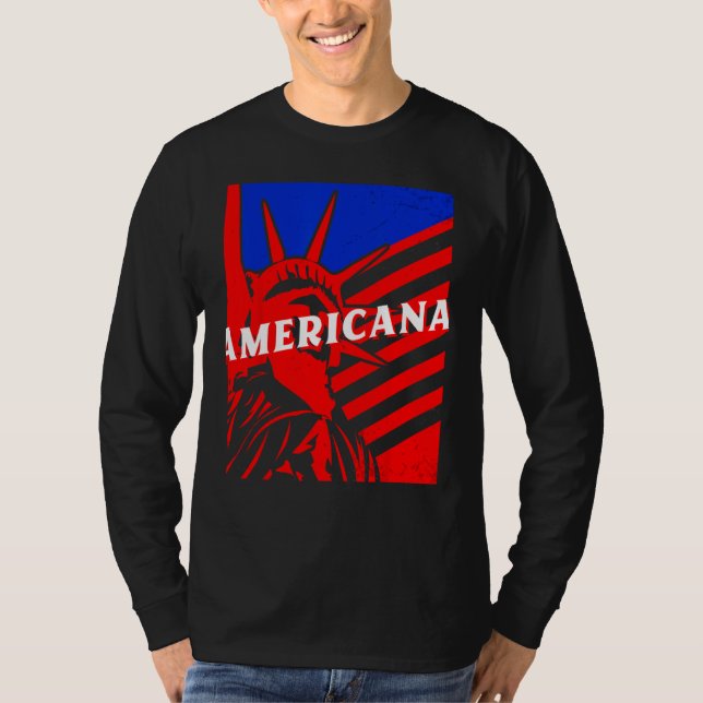 Camiseta Americana Statue of Liberty BJJ Jiu Jitsu MMA Figh (Anverso)