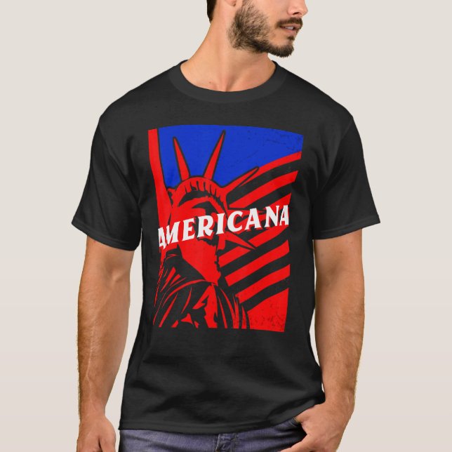 Camiseta Americana Statue of Liberty BJJ Jiu Jitsu MMA Figh (Anverso)