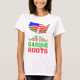 Camiseta americana vasca de las raíces