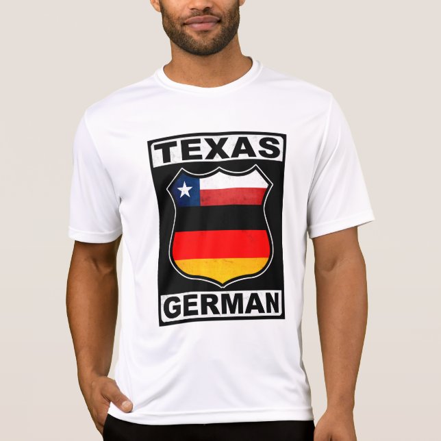 Camiseta Americano alemán de Tejas (Anverso)