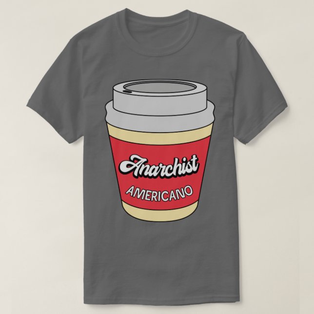Camiseta Americano anarquista (Diseño del anverso)