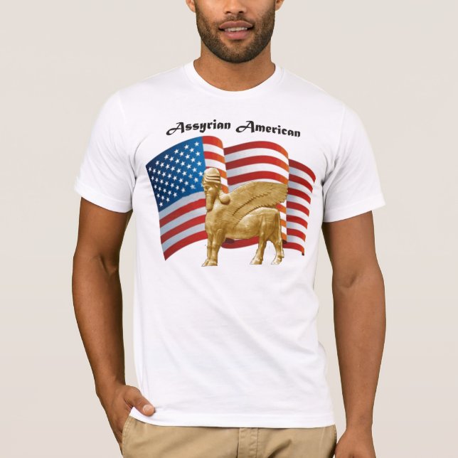 Camiseta americano asirio (Anverso)
