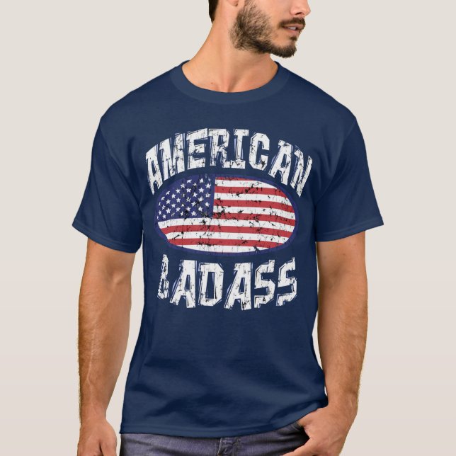 Camiseta Americano Badass (Anverso)