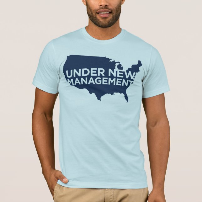 Camiseta Americano: Bajo nueva gestión (Anverso)
