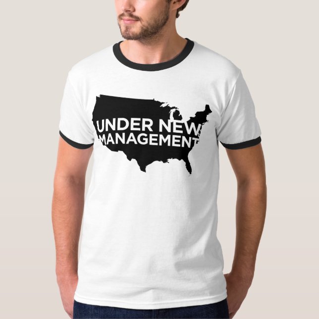 Camiseta Americano: Bajo nueva gestión (Anverso)