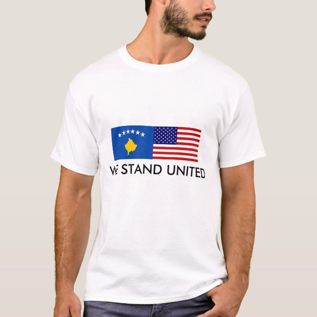 Camiseta americano-bandera, Flag_of_Kosovo, NOS COLOCAMOS (Anverso)