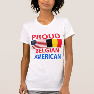 Camiseta Americano belga orgulloso
