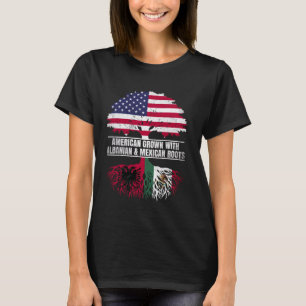 Camiseta Americano crecido con bandera declarada Patrimonio