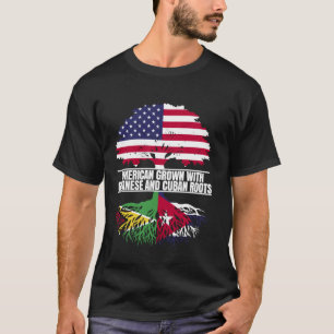 Camiseta Americano crecido con bandera declarada Patrimonio