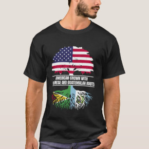 Camiseta Americano crecido con bandera declarada patrimonio