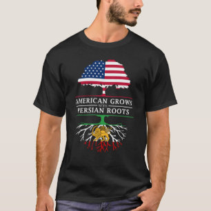Camiseta Americano crecido con el diseño de Persia   de la