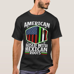 Camiseta Americano criado con raíces mexicanas