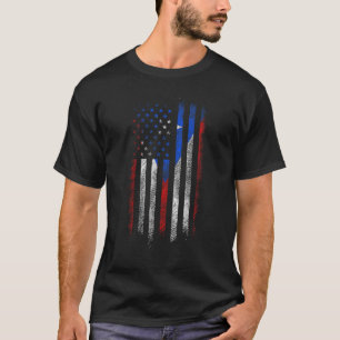 Camiseta Americano criado con raíces puertorriqueñas