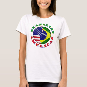 Camiseta americano del brazilizn