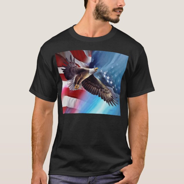 Camiseta americano-Eagle (Anverso)