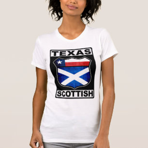 Camiseta Americano escocés de Tejas