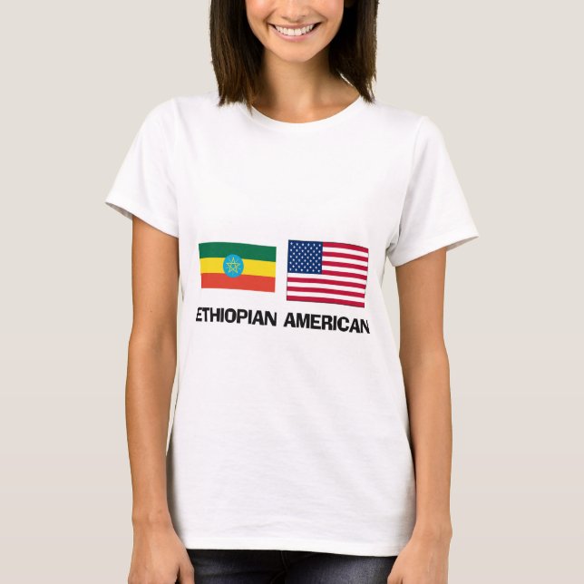 Camiseta Americano etíope (Anverso)