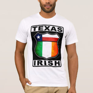 Camiseta Americano irlandés de Tejas