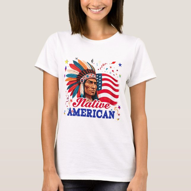 Camiseta Americano nativo (Anverso)