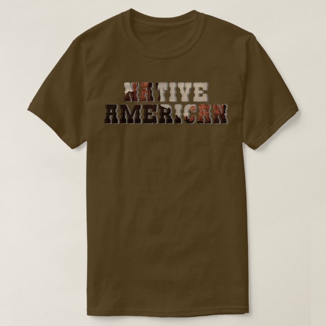 Camiseta Americano nativo (Diseño del anverso)