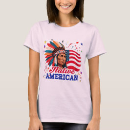 Camiseta Americano nativo