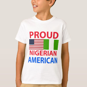 Camiseta Americano nigeriano orgulloso