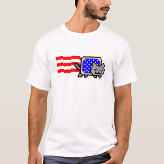 Camiseta ¡Americano Nyan Cat® Shirt~!