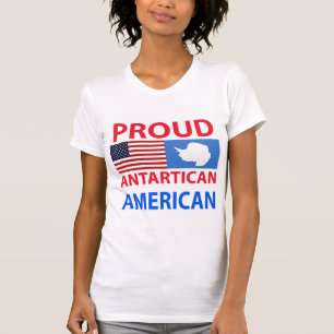 Camiseta Americano orgulloso de Antartican