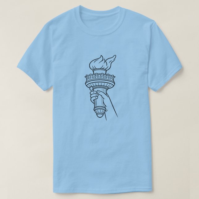 Camiseta Americano Patriótico (1b) (Diseño del anverso)