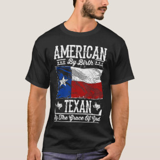 Camiseta Americano por nacimiento. Texan por la gracia de